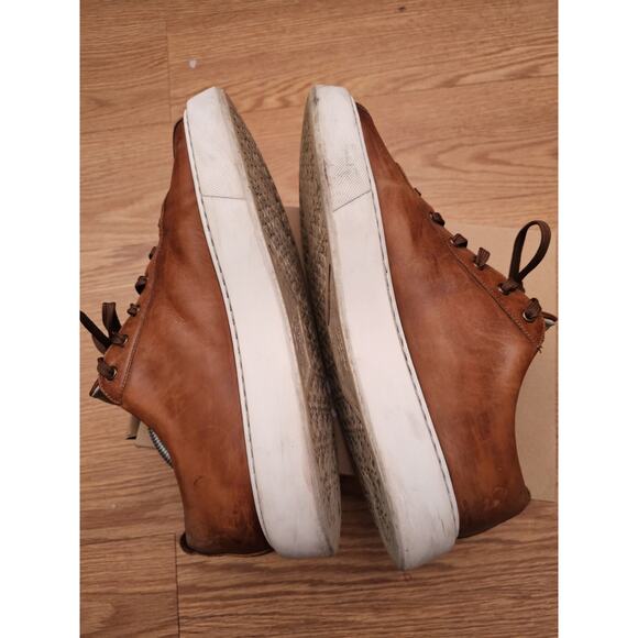 Grenson Tan Brown Leather Lace Up Trainers Men\'s Size US 10 main image 4